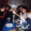 Essen im Bunker