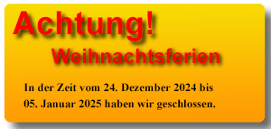 Wir machen Urlaub!